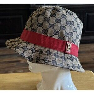 NWT GUCCI  Merino Wool Double G Dana Pom Pom Hat Sz S Black Authentic Women main image 3